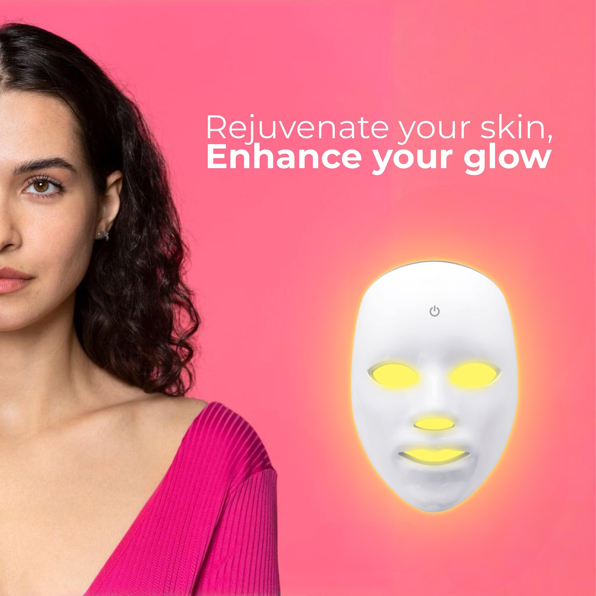7-in-1 LED Light Therapy Face Mask β Advanced Skincare at Home!