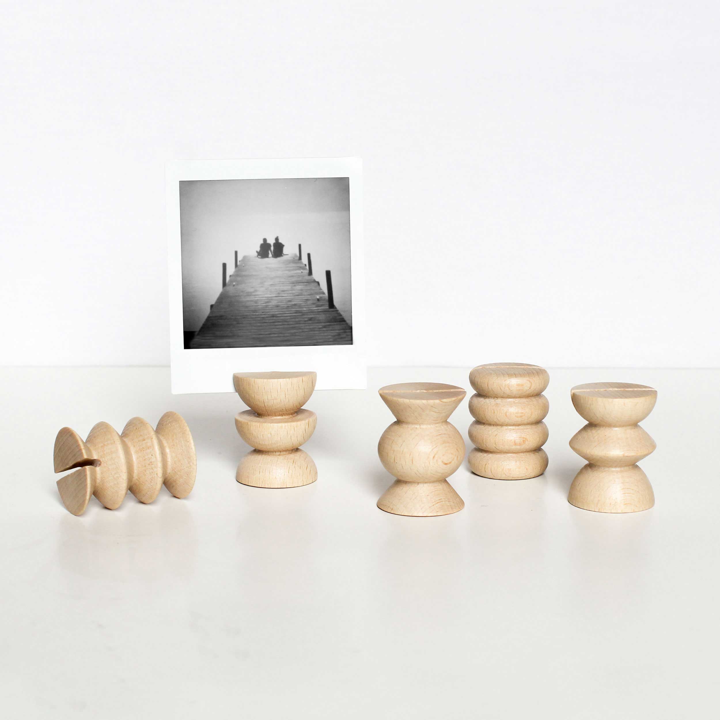 Totem Picture / Postcard Stands - Set of 5 Short