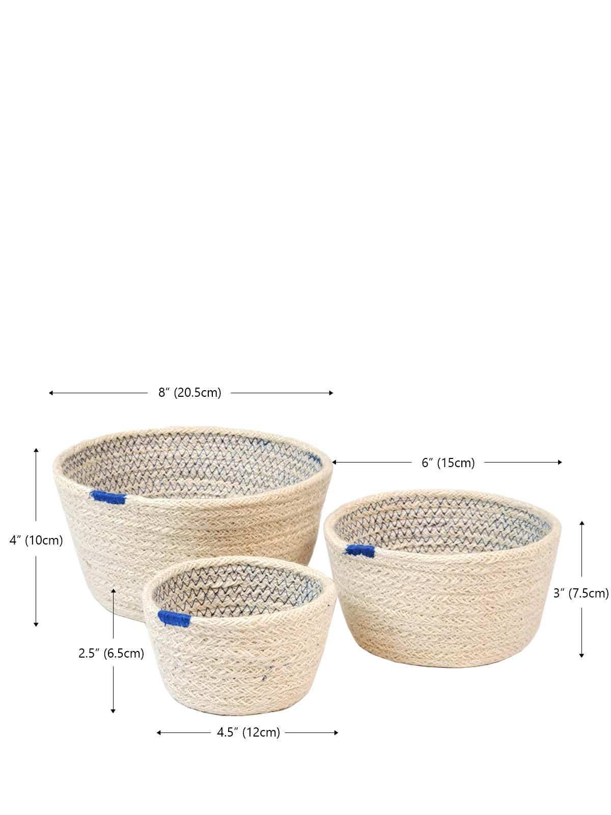 Amari Bowl - Blue (Set of 3)