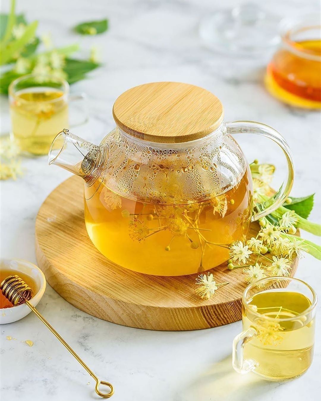 Thermo Glass Tea Pot 32 Fl Oz