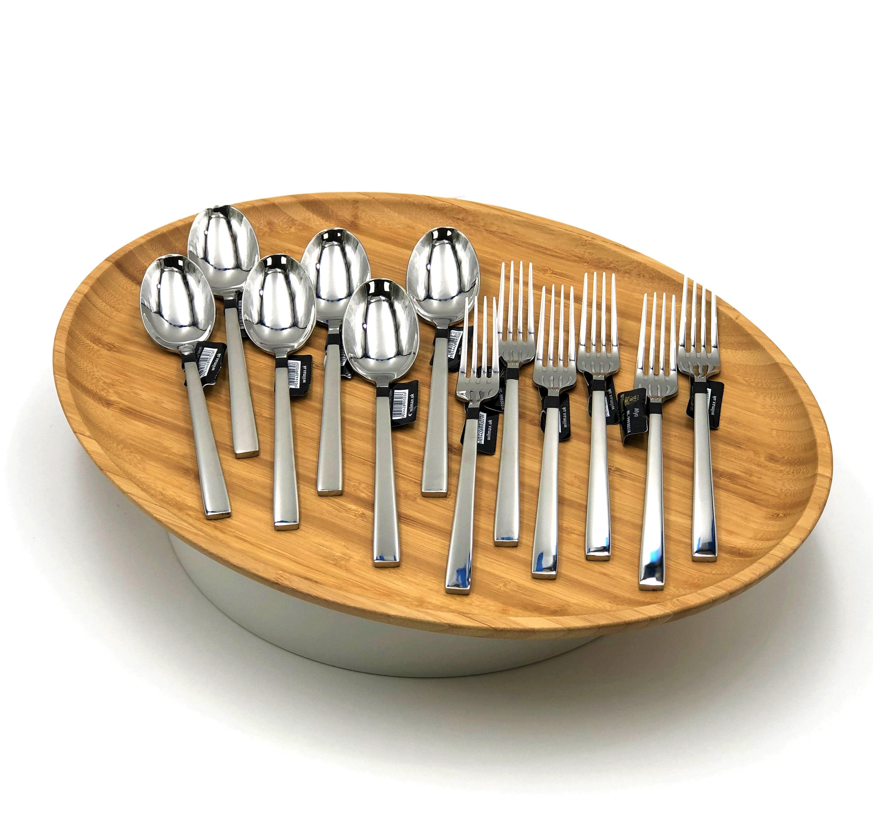 13 Piece 18/10 Stainless Steel Fork And Spoon Dinner Set