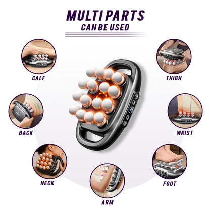 16-Head Muscle Massage Gun Deep Tissue Percussion Massager for Muscle Relaxation &amp; Recovery