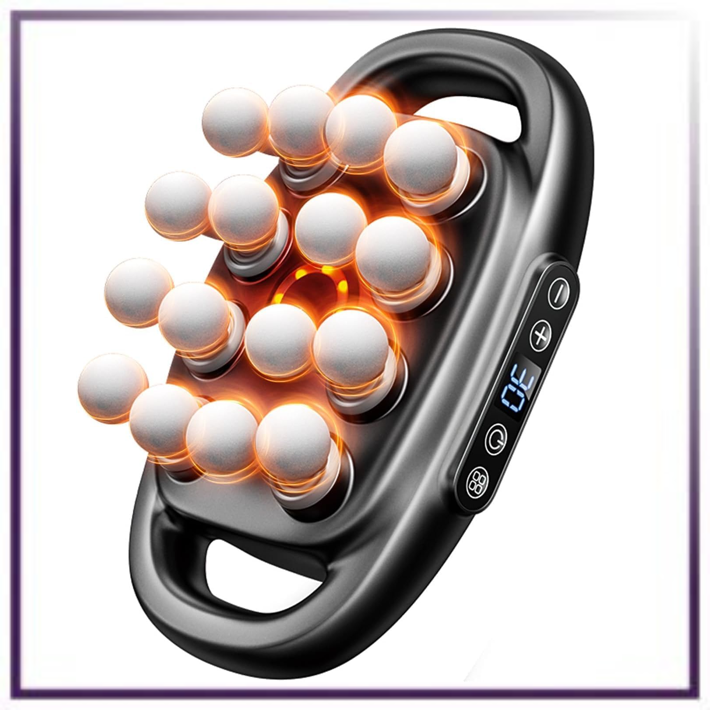 16-Head Muscle Massage Gun Deep Tissue Percussion Massager for Muscle Relaxation &amp; Recovery