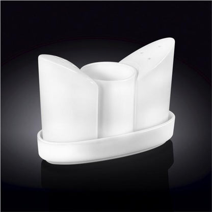 White Salt &amp; Pepper Set
