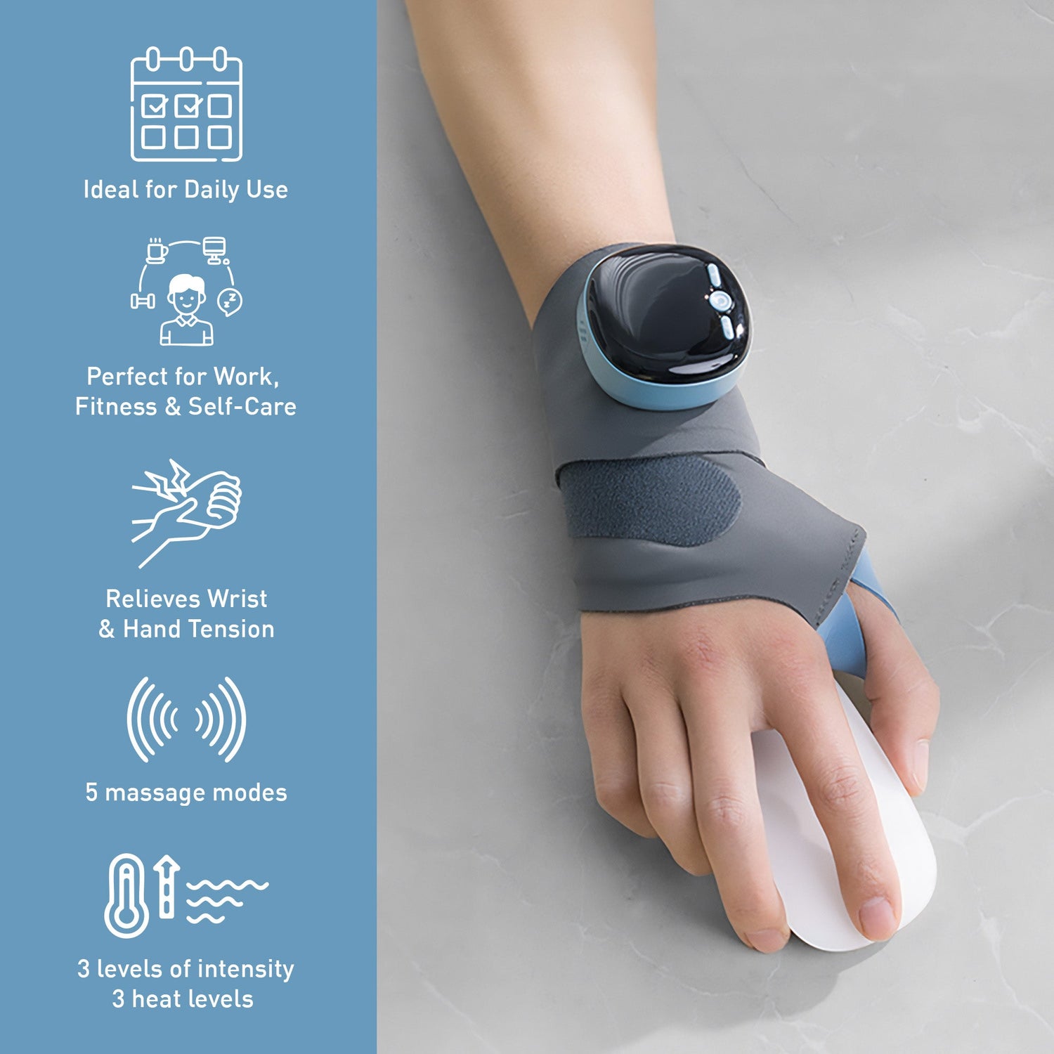 Electric Massager Wrist Guard – Relax &amp; Revitalize Your Wrists!