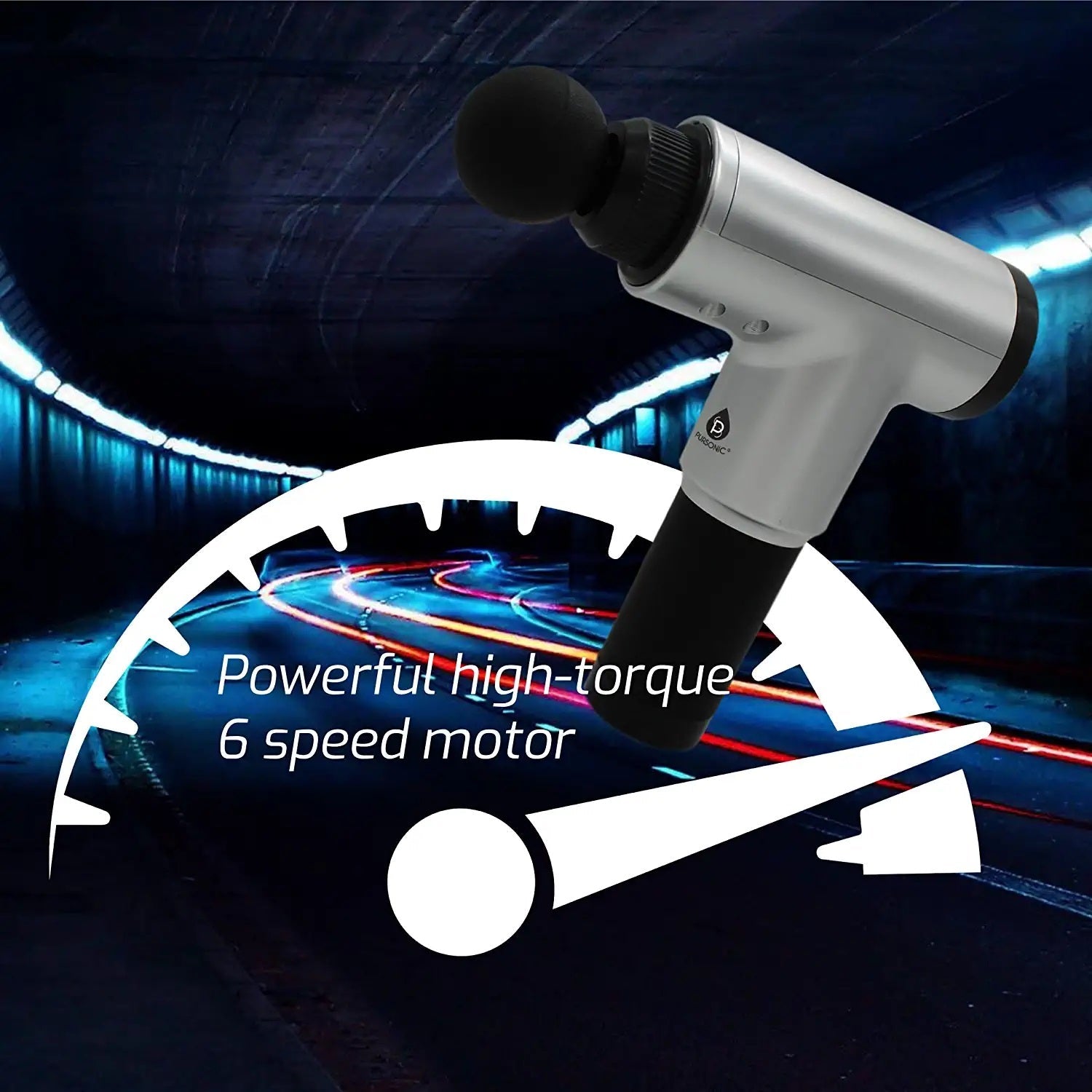 6 Speed Cordless &amp; Rechargeable Professional Massage Gun