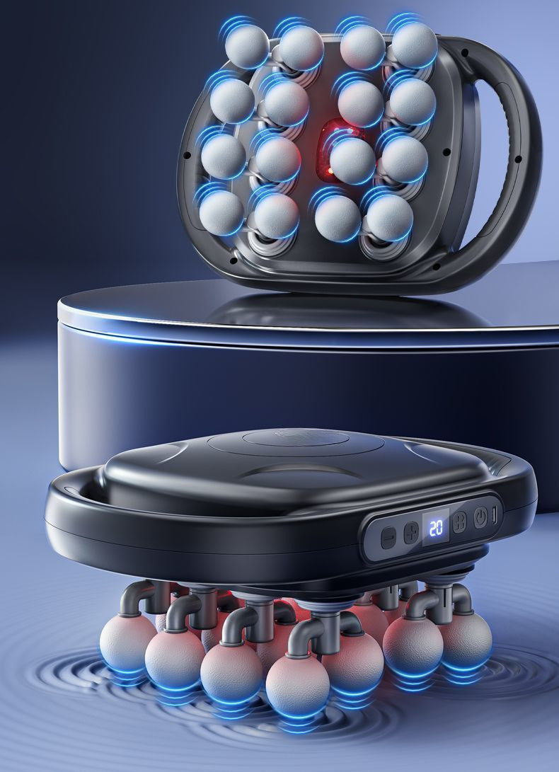 16-Head Muscle Massage Gun Deep Tissue Percussion Massager for Muscle Relaxation &amp; Recovery