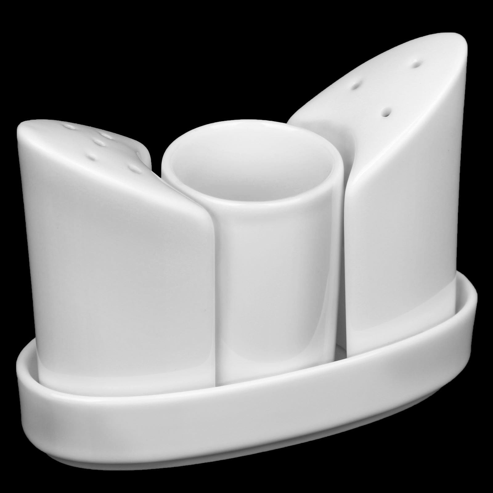 White Salt &amp; Pepper Set