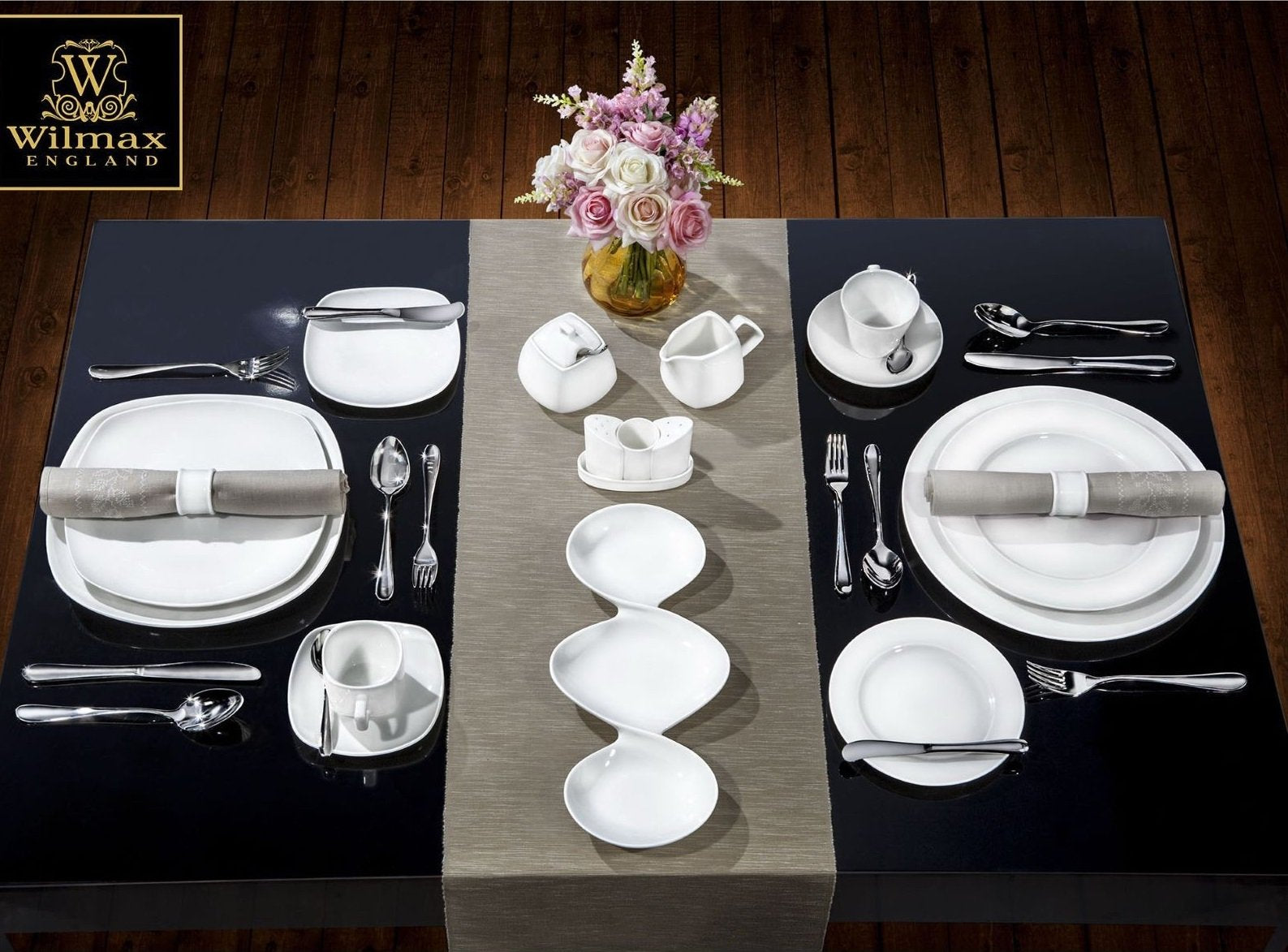 White Salt &amp; Pepper Set