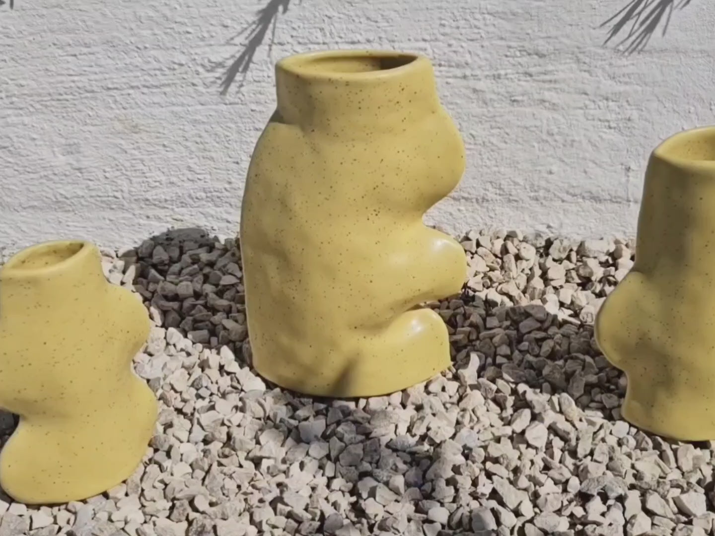 Fluxo Ceramic Vase -  Medium Pistachio Green