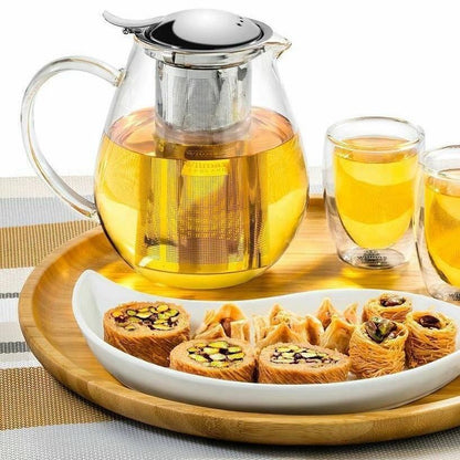 Wilmax Thermo Glass Tea Pot 29 Fl Oz