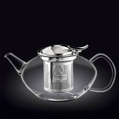 Wilmax Thermo Glass Tea Pot 52 Fl Oz