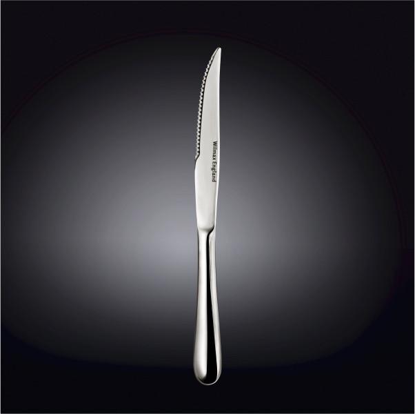 Wilmax High Polish Stainless Steel Steak Knife  9.25"