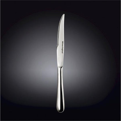 Wilmax High Polish Stainless Steel Steak Knife  9.25"