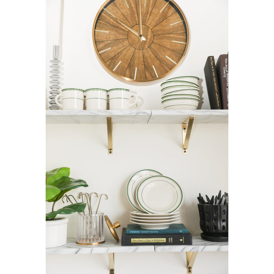 Green Bay Plate Set