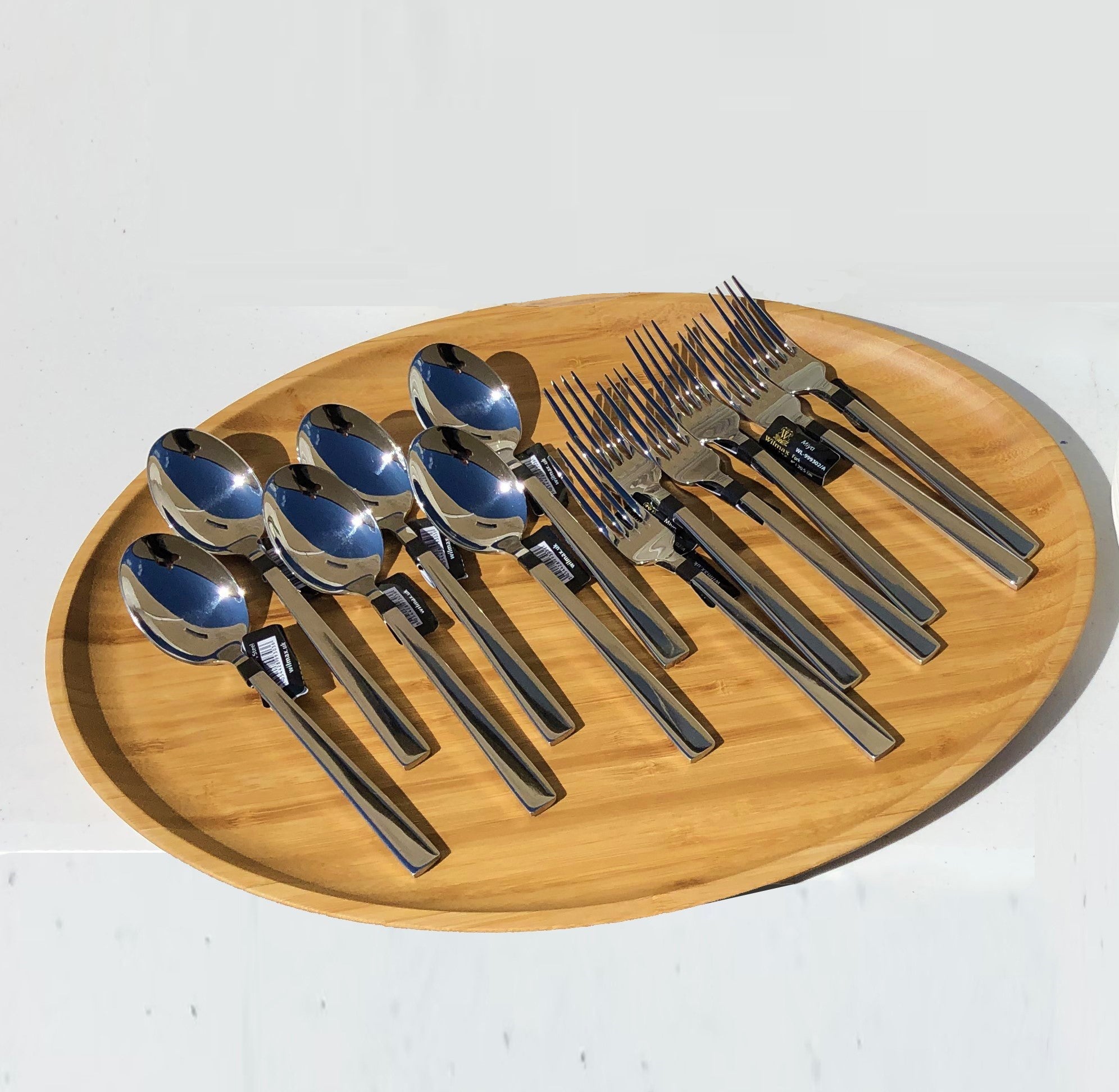 13 Piece 18/10 Stainless Steel Fork And Spoon Dinner Set