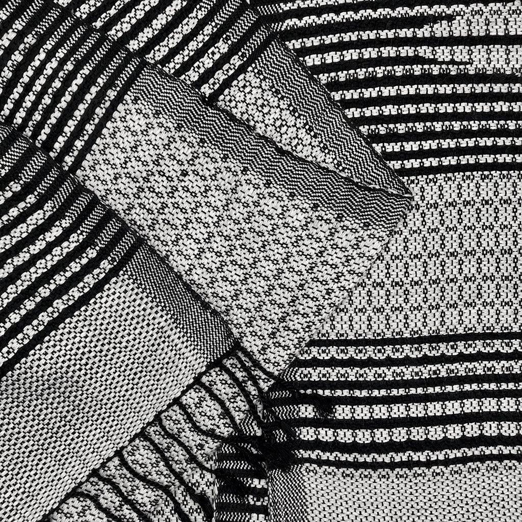 Silver Cambodia Tapestry Throw